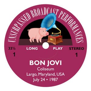 Coliseum, Largo, USA - 24th July 1987 - Bon Jovi