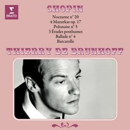 Chopin: Nocturne No. 20, Mazurkas, Polonaise No. 5, Études posthumes, Ballade No. 4 & Barcarolle - Frédéric Chopin