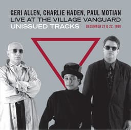 LIVE AT THE VILLAGE VANGUARD Unissued Tracks - Geri Allen