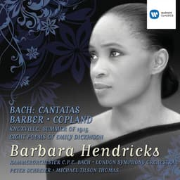 Bach Cantatas and Barber/Copland - Barbara Hendricks