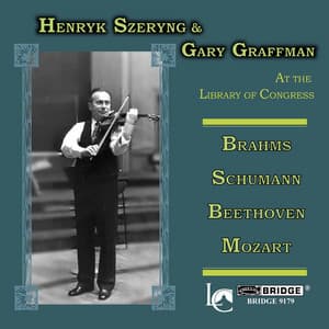 Brahms, R. Schumann & Others: Violin Sonatas - Henryk Szeryng