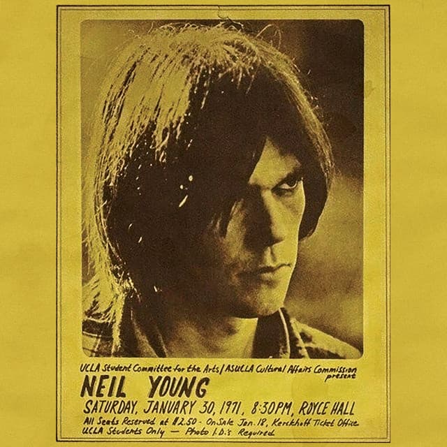 Royce Hall 1971 - Neil Young