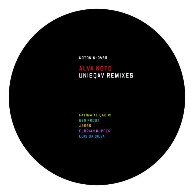 Unieqav Remixes - alva noto